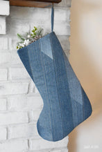 Load image into Gallery viewer, Upcycled Denim Jeans Christmas Stocking Sewing Pattern
