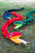 Load image into Gallery viewer, Plush Felt Chain Snake Sewing Pattern