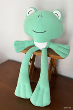 Load image into Gallery viewer, plush frog sewing pattern for beginners