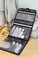 Load image into Gallery viewer, Hanging, Folding Bathroom Organizer Bag for Travel Sewing Pattern