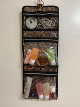 Load image into Gallery viewer, Easy Bathroom Organizer Bag Sewing Pattern and Video Tutorial
