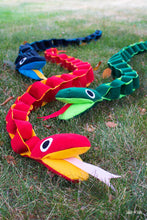 Load image into Gallery viewer, Plush Felt Chain Snake Sewing Pattern
