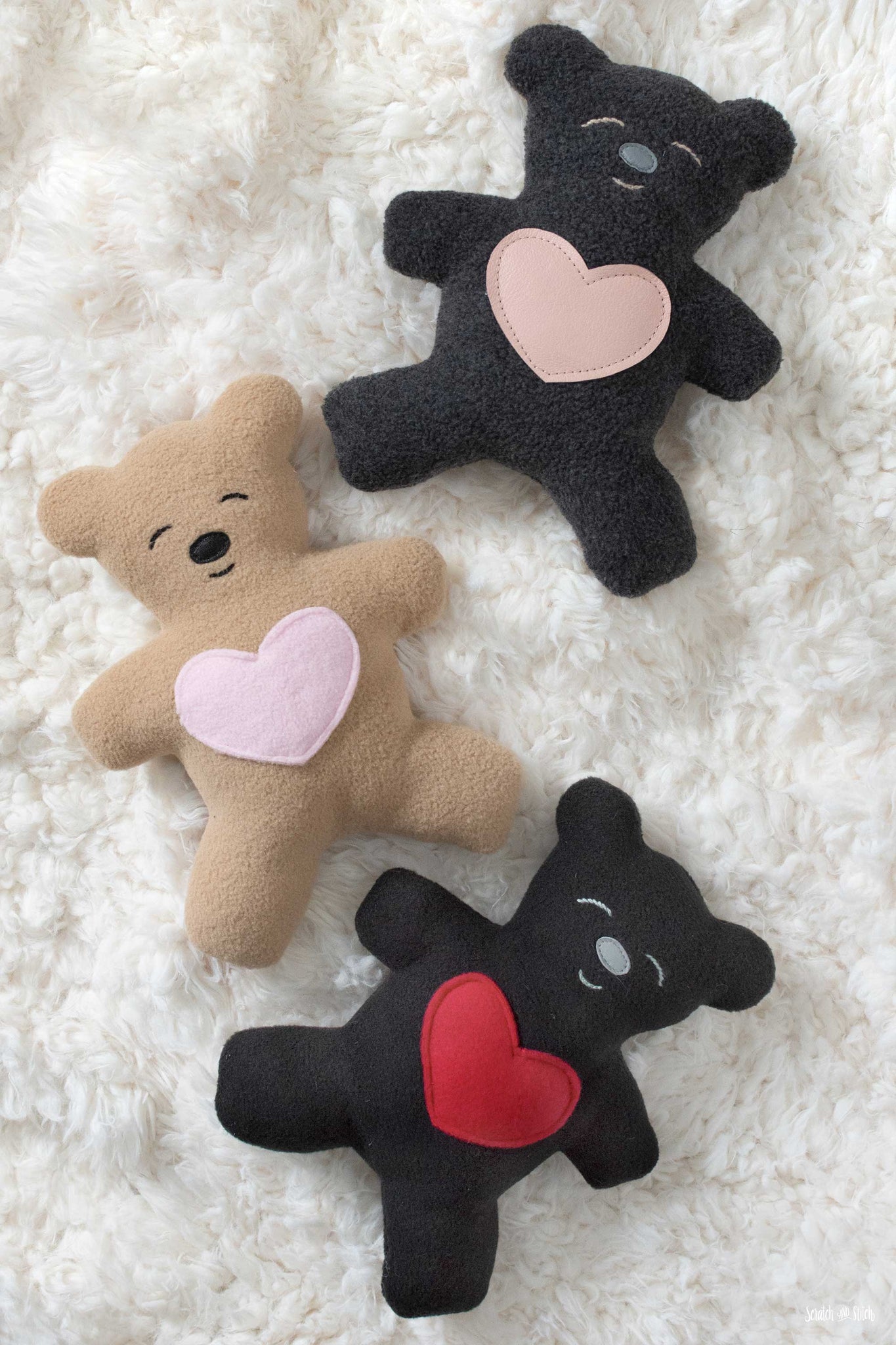 The Love Bear Sewing Pattern – Scratch and Stitch